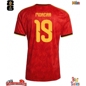Belgium Diego Moreira #19 Replica Home Stadium Shirt World Cup 2026 Short Sleeve